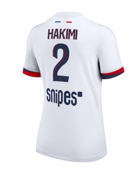 Billige Fotballdrakt Paris Saint-Germain Achraf Hakimi #2 Replika Bortedrakt Dame 2025-26 Kortermet Billige Fotballdrakt Paris Saint-Germain Achraf Hakimi #2 Replika Bortedrakt Dame 2025-26 Kortermet
